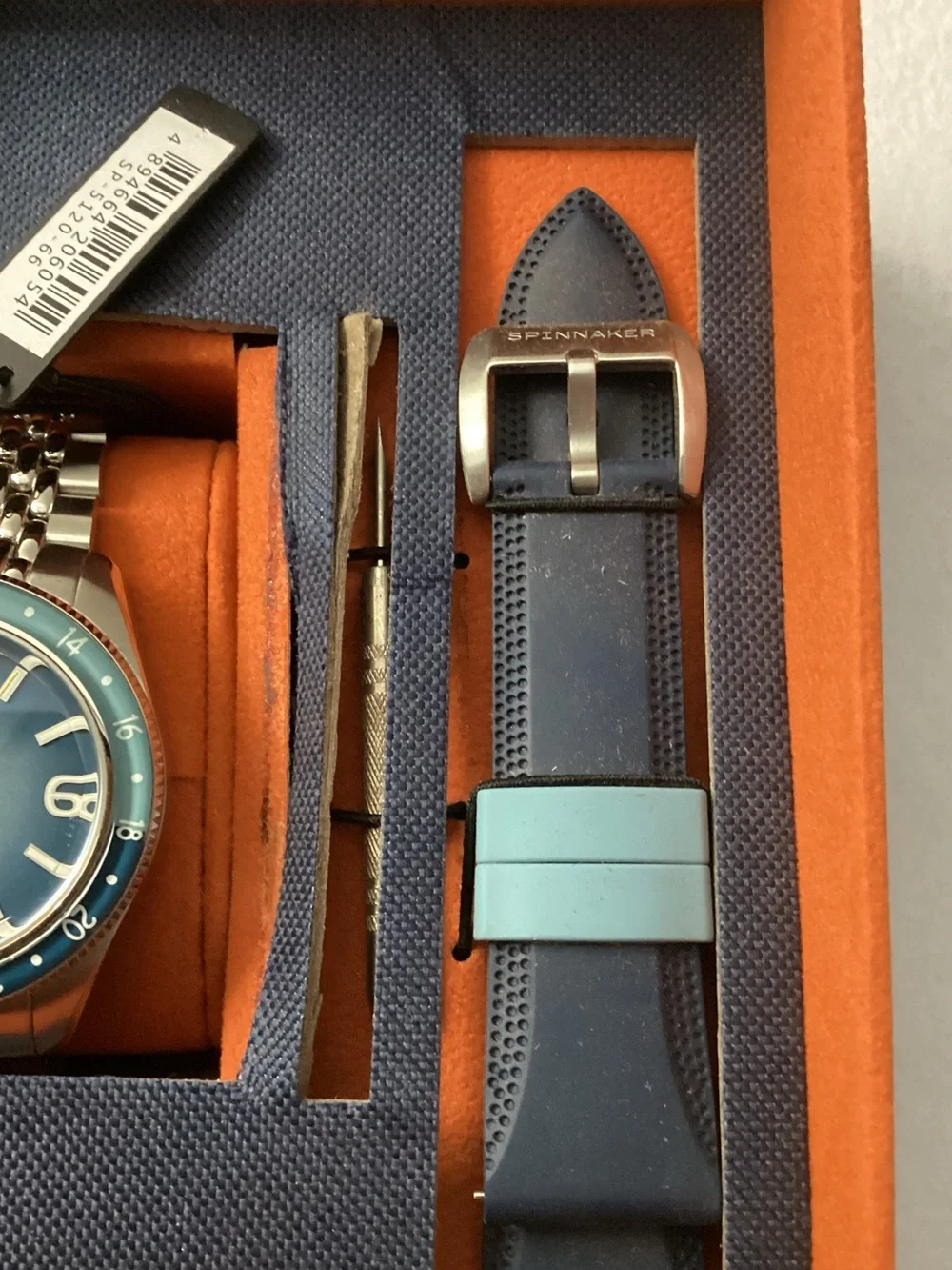 Spinnaker Fleuss GMT Automatic Solid Stainless Steel Bracelet Watch, 43mm